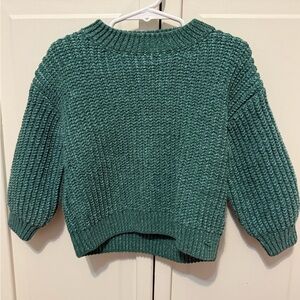 H&M Teal Toddler Crew Neck Sweater